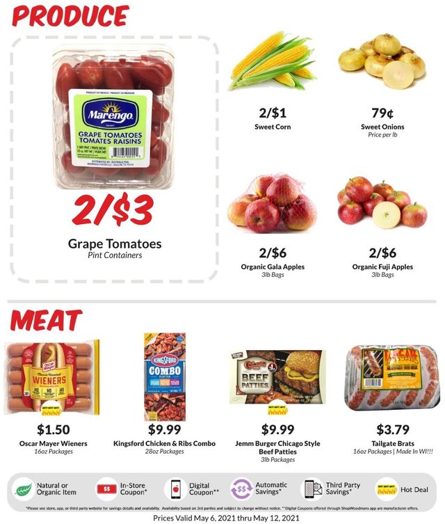 Woodman's Market Ad from 05/06/2021