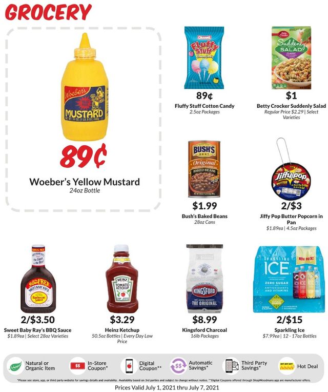 Woodman's Market Ad from 07/01/2021