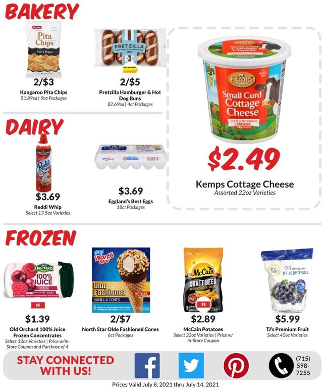 Woodman's Market Ad from 07/08/2021