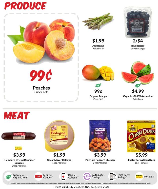 Woodman's Market Ad from 07/29/2021
