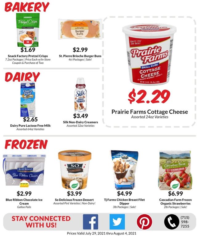 Woodman's Market Ad from 07/29/2021