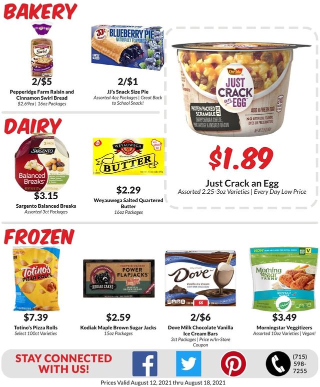 Woodman's Market Ad from 08/12/2021