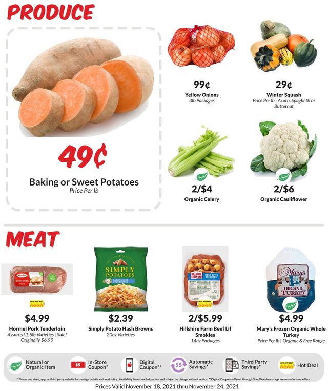 Woodman's Market Ad from 11/18/2021