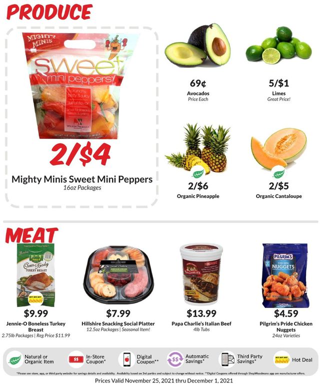 Woodman's Market Ad from 11/25/2021