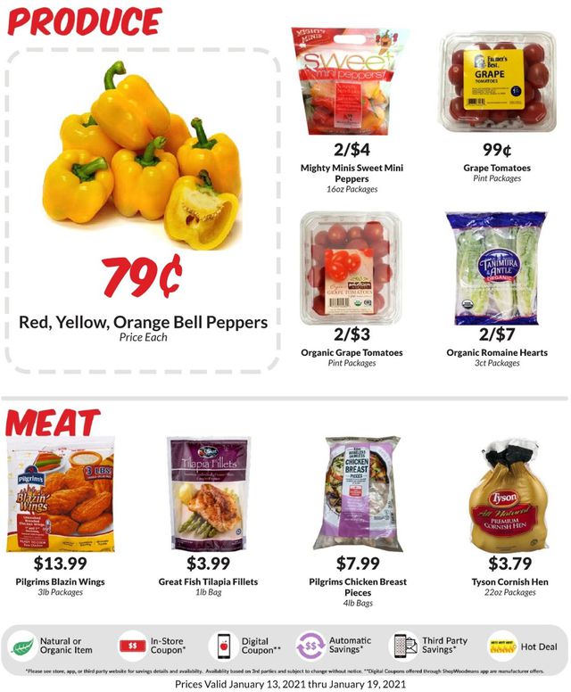 Woodman's Market Ad from 01/13/2022