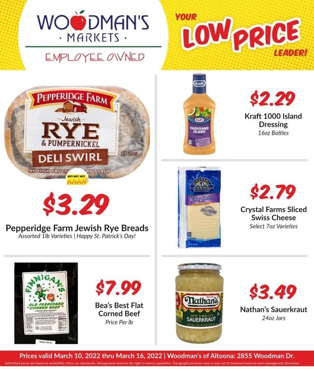 Woodman's Market Ad from 03/10/2022