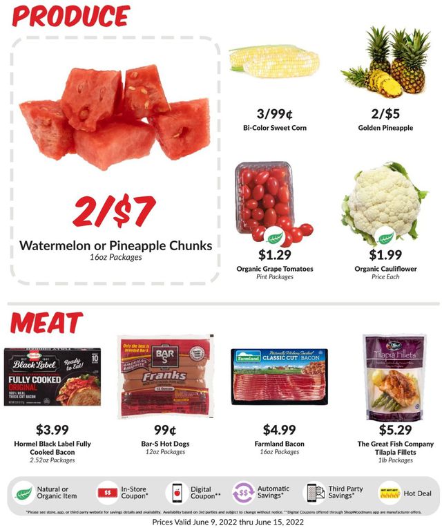 Woodman's Market Ad from 06/09/2022