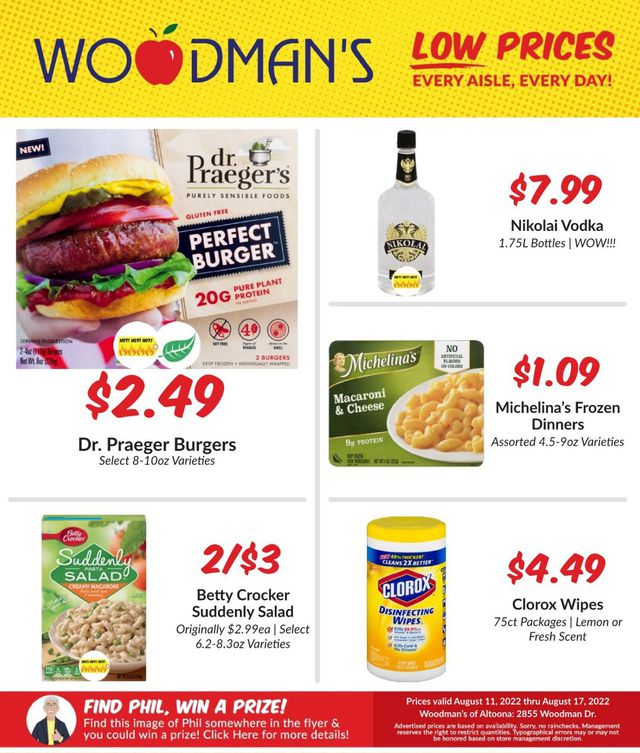 Woodman's Market Ad from 08/11/2022