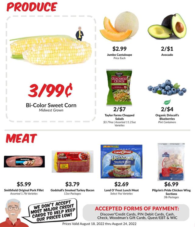Woodman's Market Ad from 08/18/2022