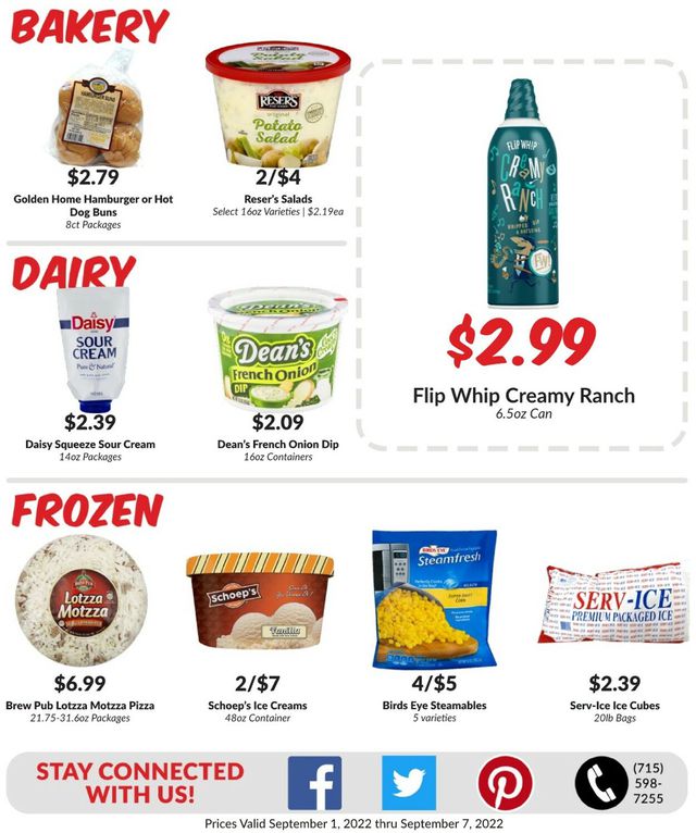 Woodman's Market Ad from 09/01/2022