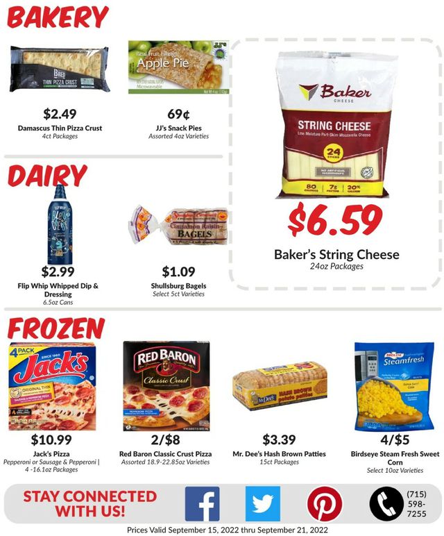 Woodman's Market Ad from 09/15/2022