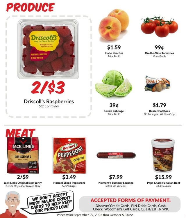 Woodman's Market Ad from 09/29/2022