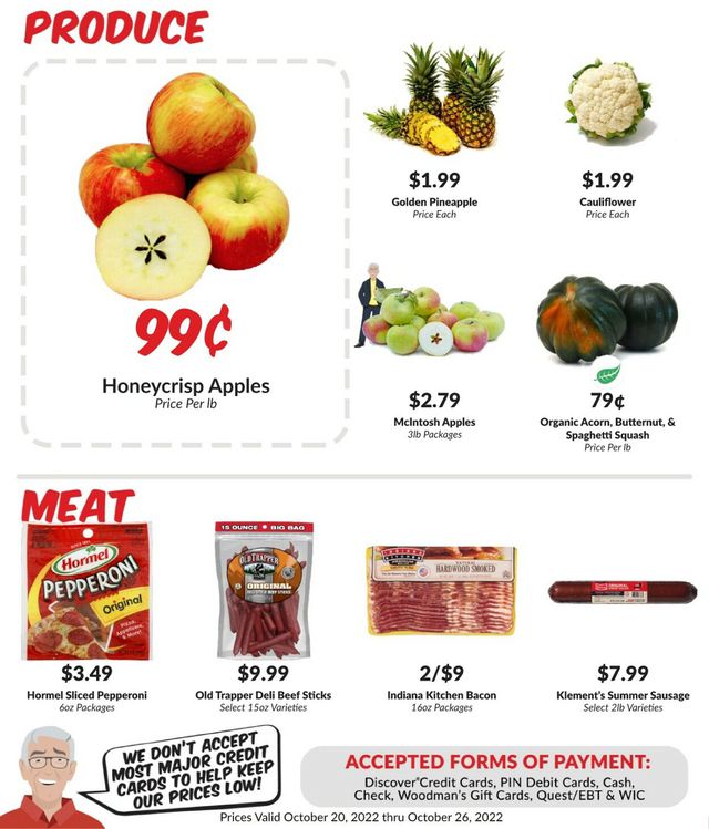 Woodman's Market Ad from 10/20/2022