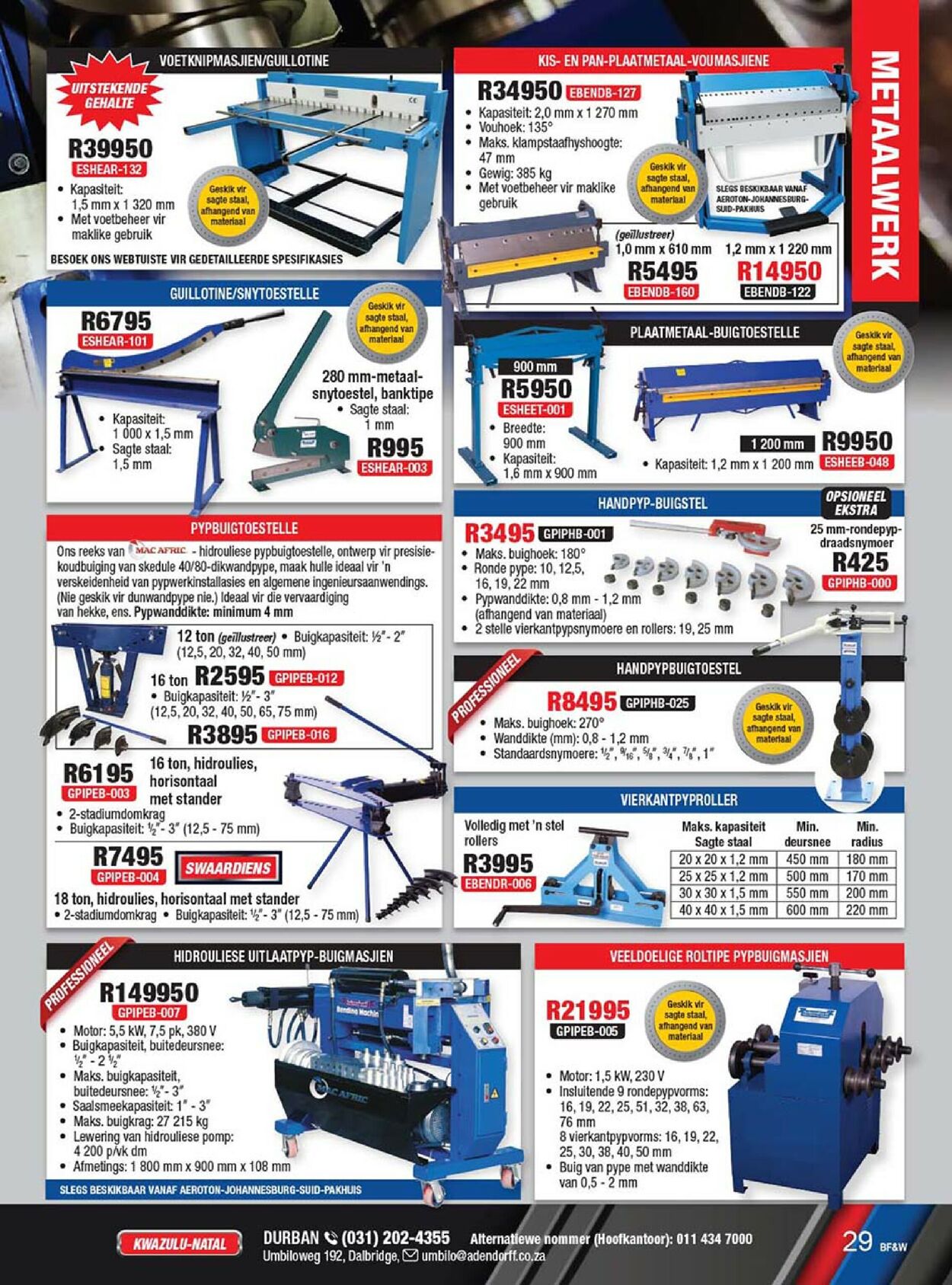 Adendorff Machinery Mart Catalogue from 2022/10/15