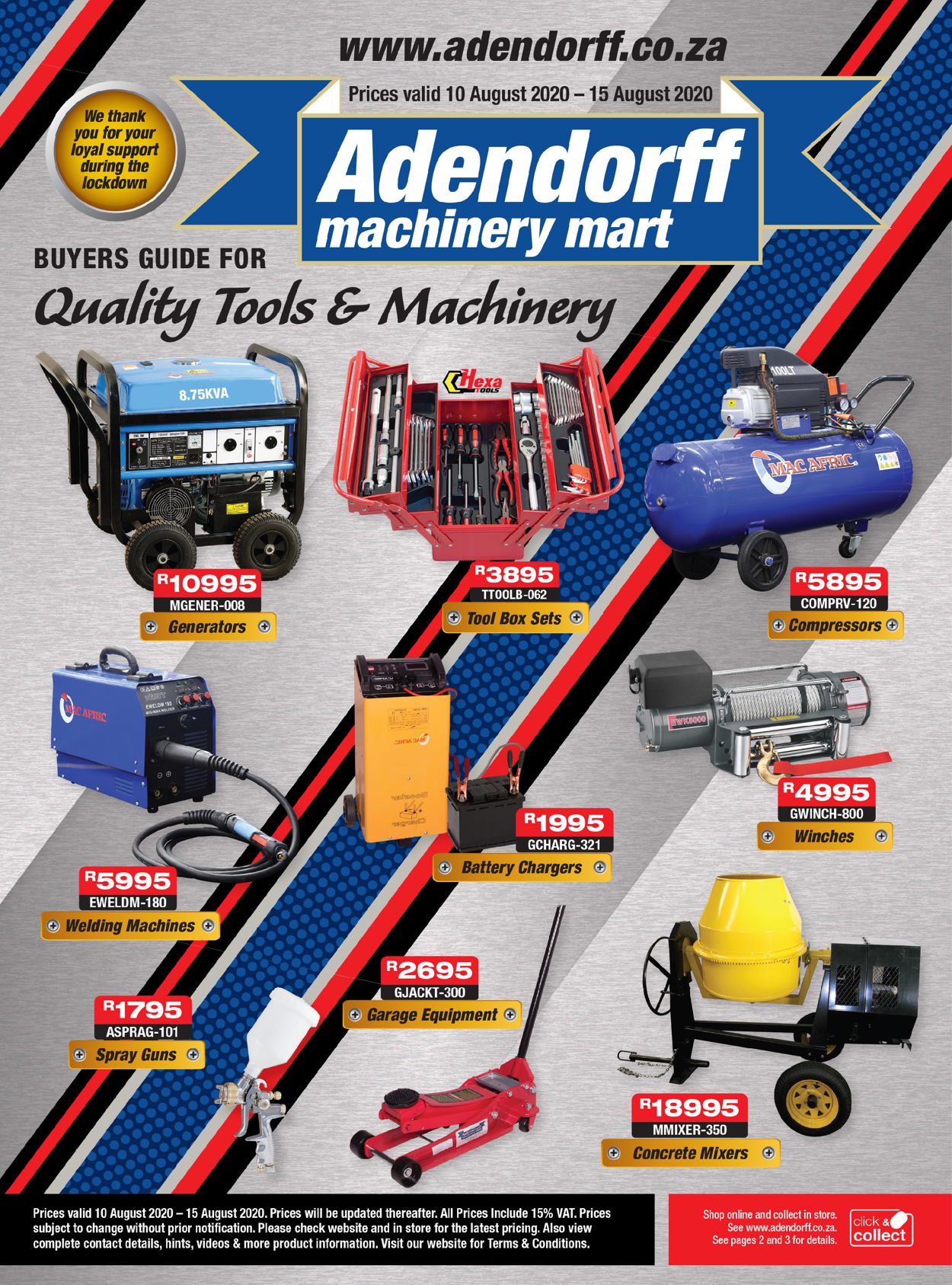 Adendorff Machinery Mart Catalogue from 2020/08/10