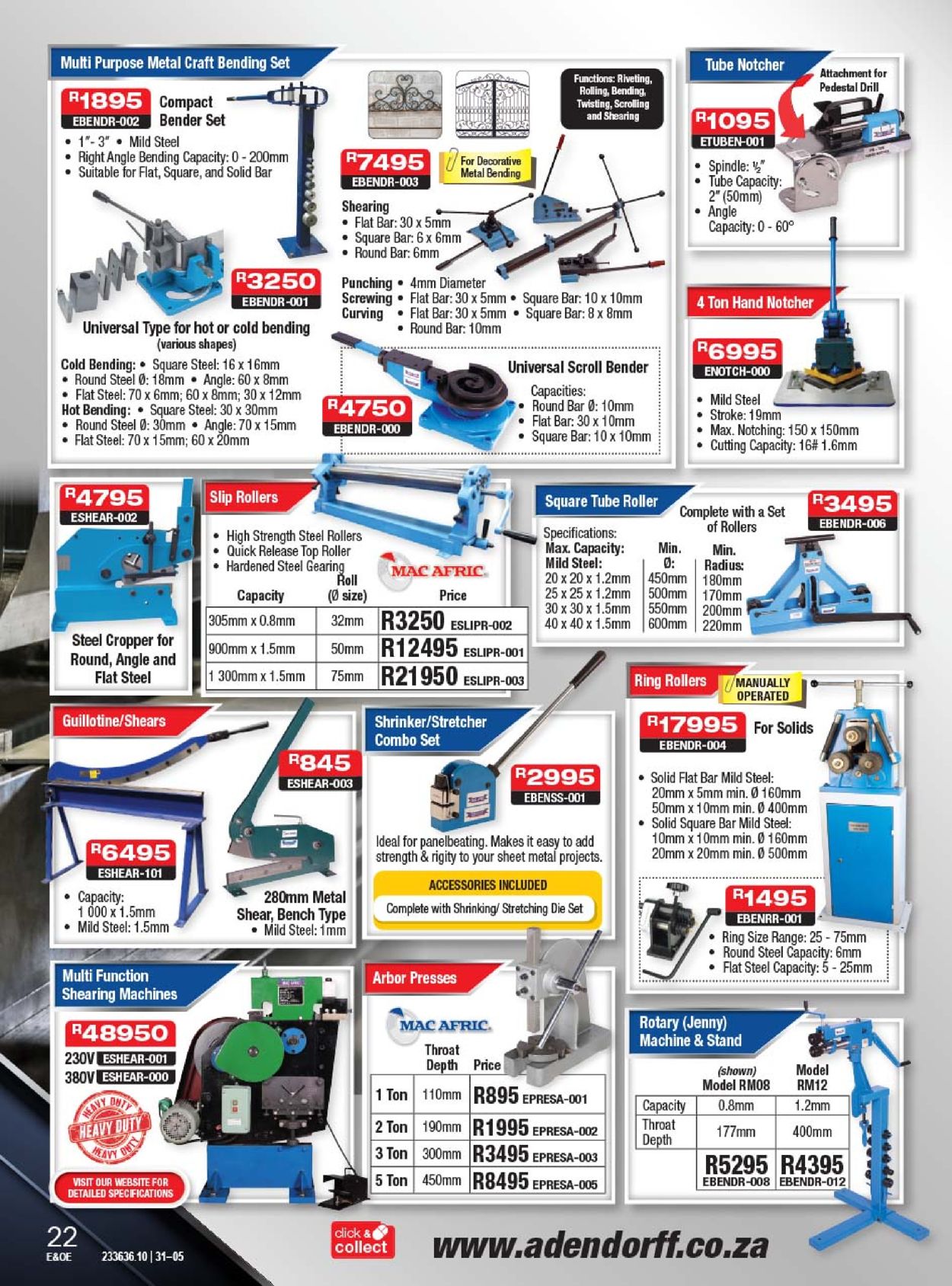 Adendorff Machinery Mart Catalogue from 2020/08/31