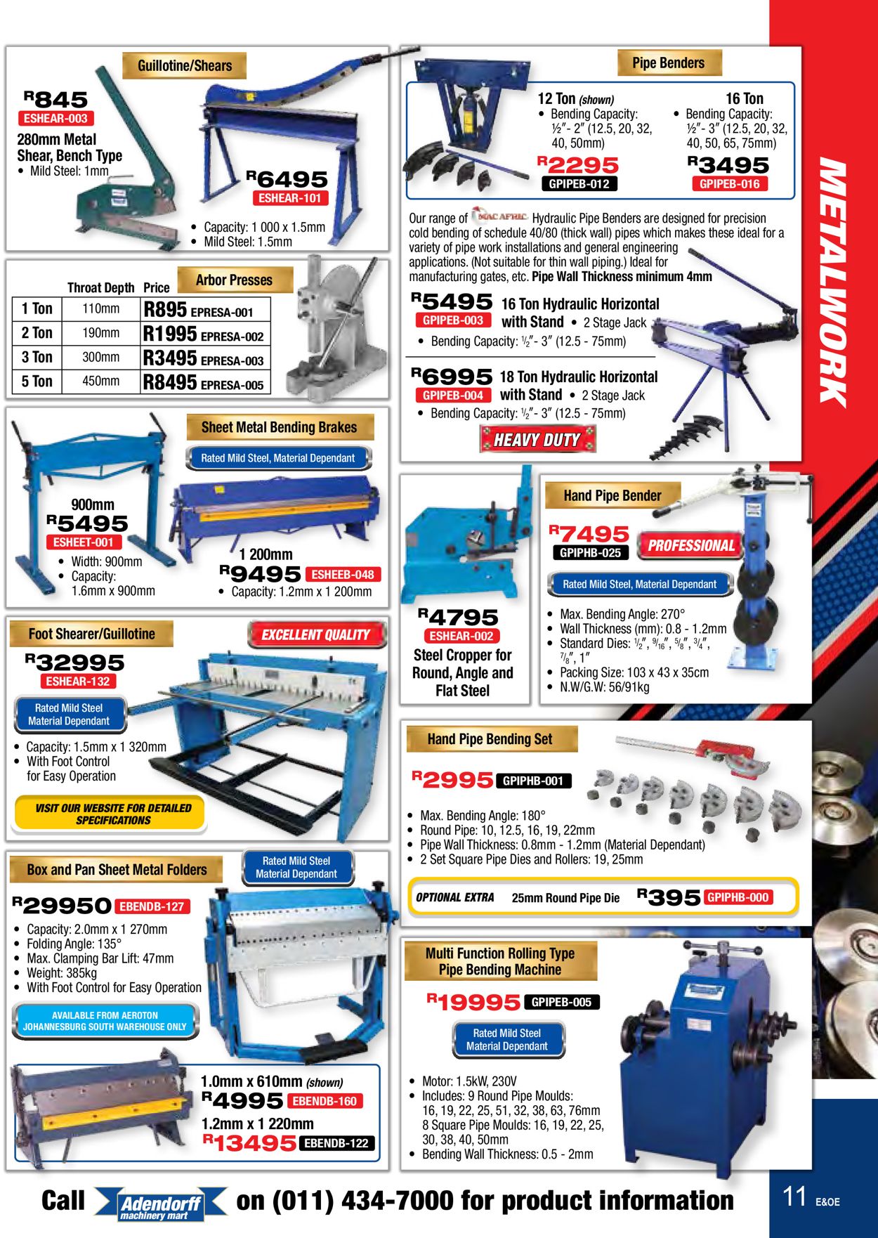 Adendorff Machinery Mart Catalogue from 2021/07/06