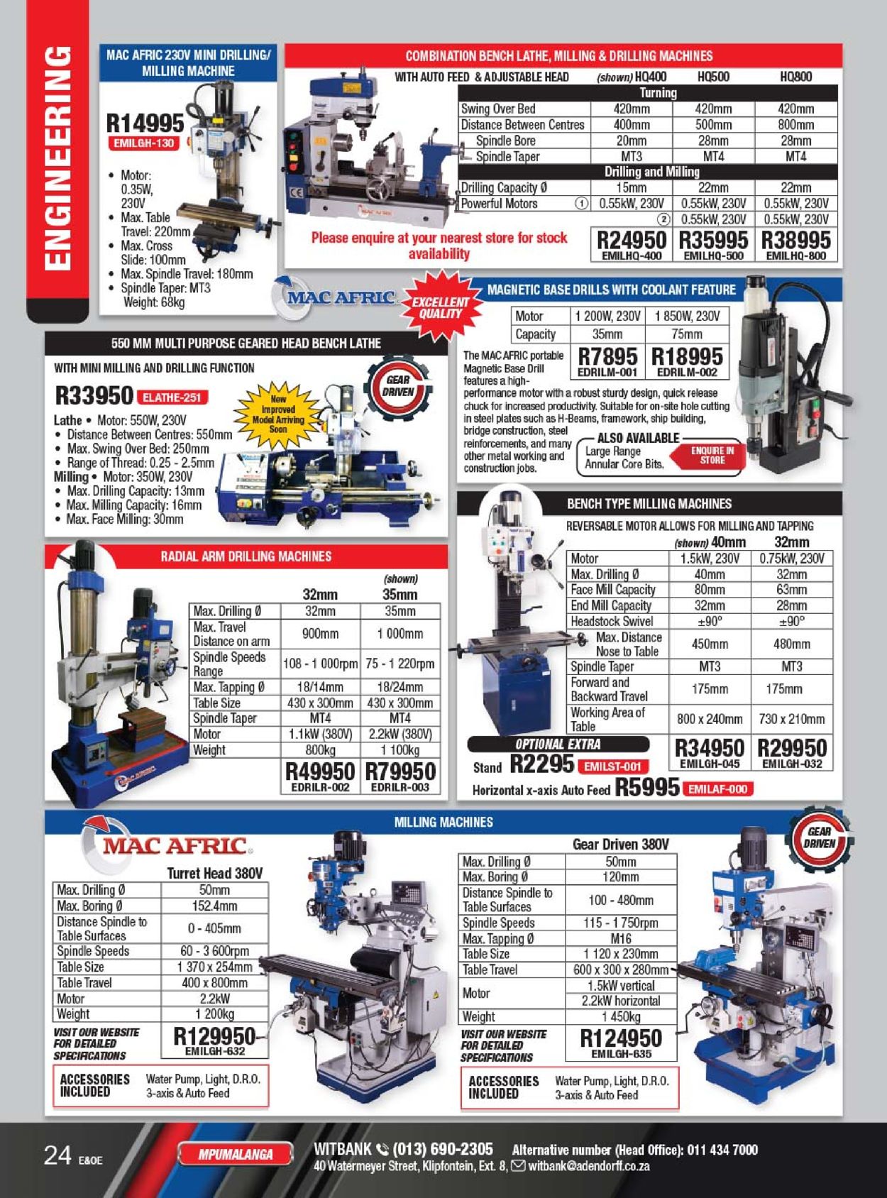 Adendorff Machinery Mart Catalogue from 2022/07/01
