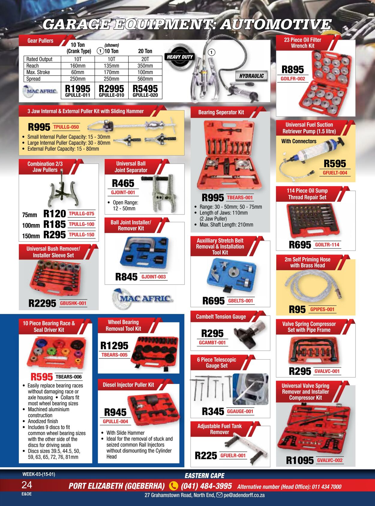 Adendorff Machinery Mart Catalogue from 2024/01/15