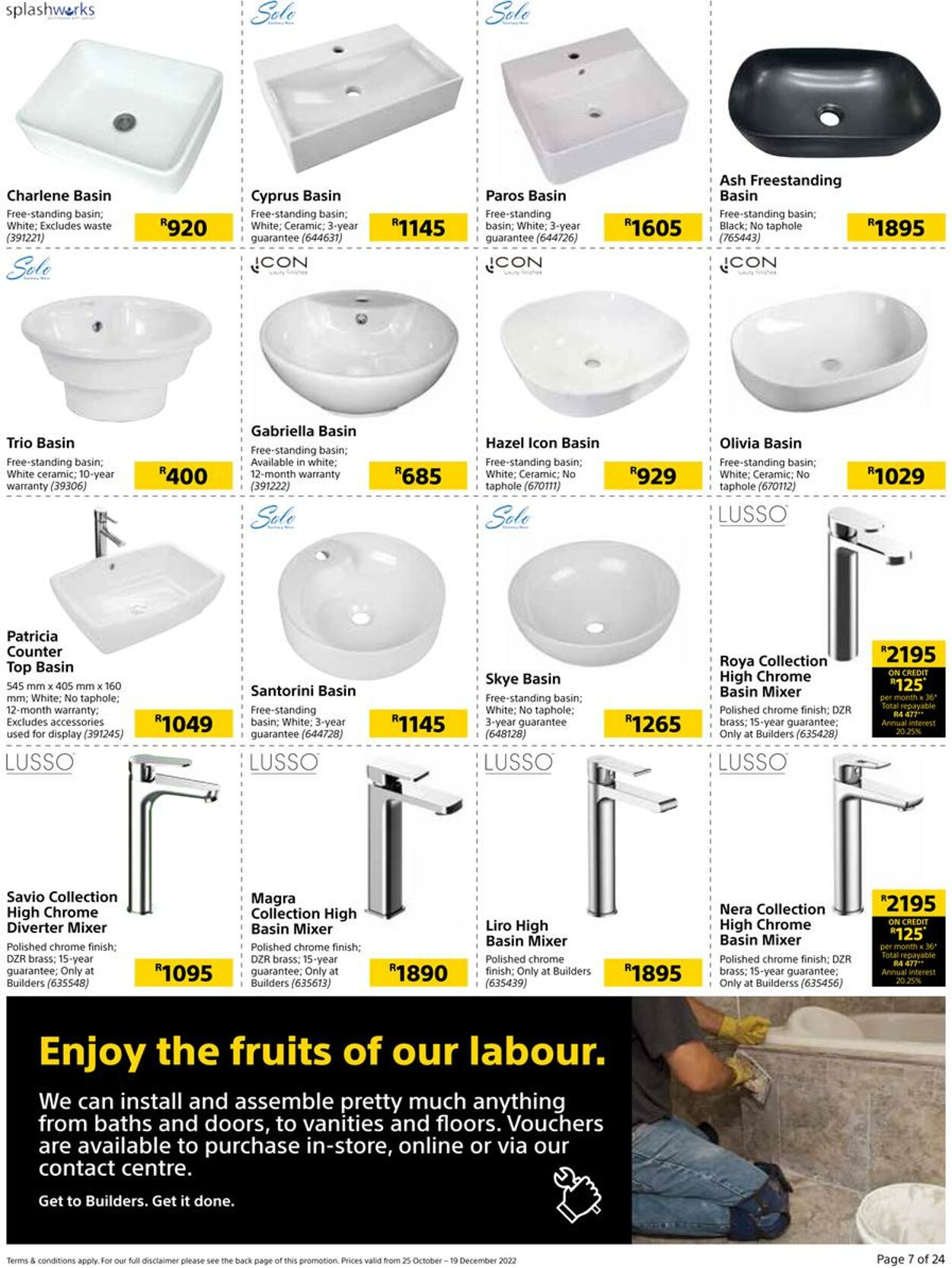 Builders Warehouse Catalogue from 2022/10/25