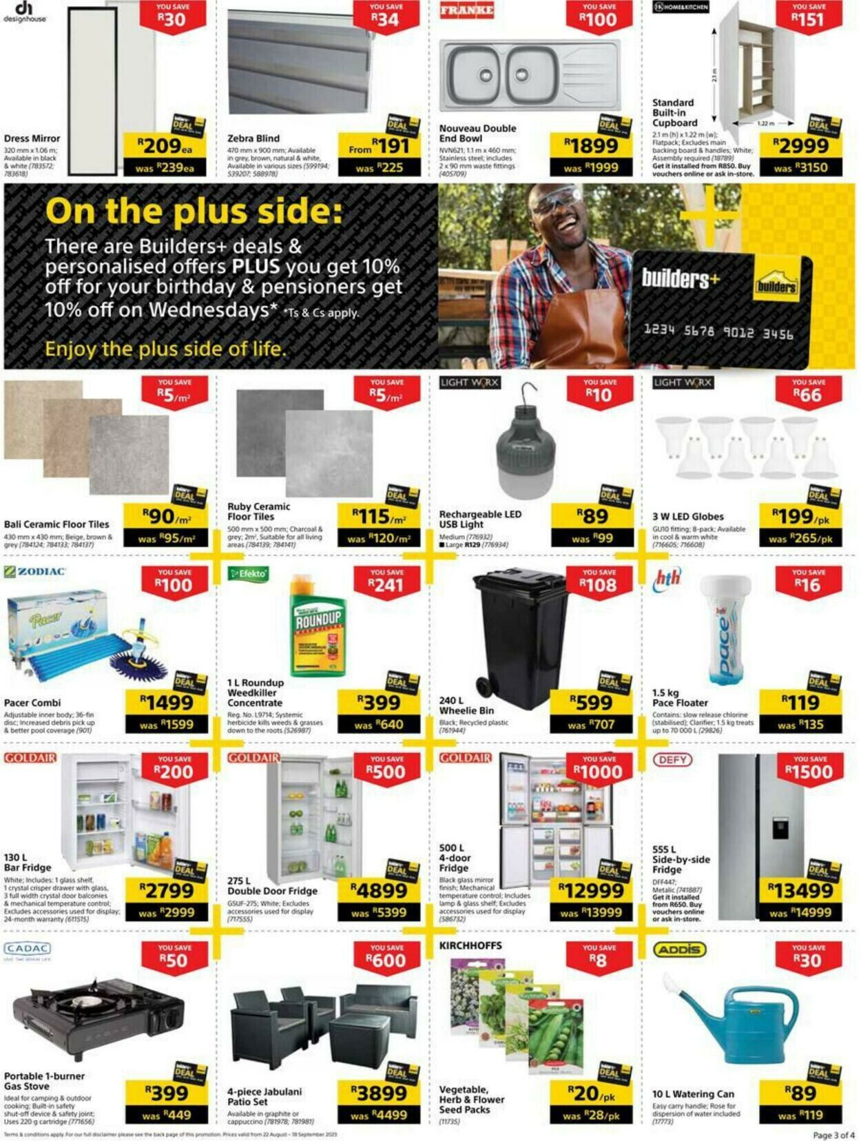 Builders Warehouse Catalogue from 2023/09/08