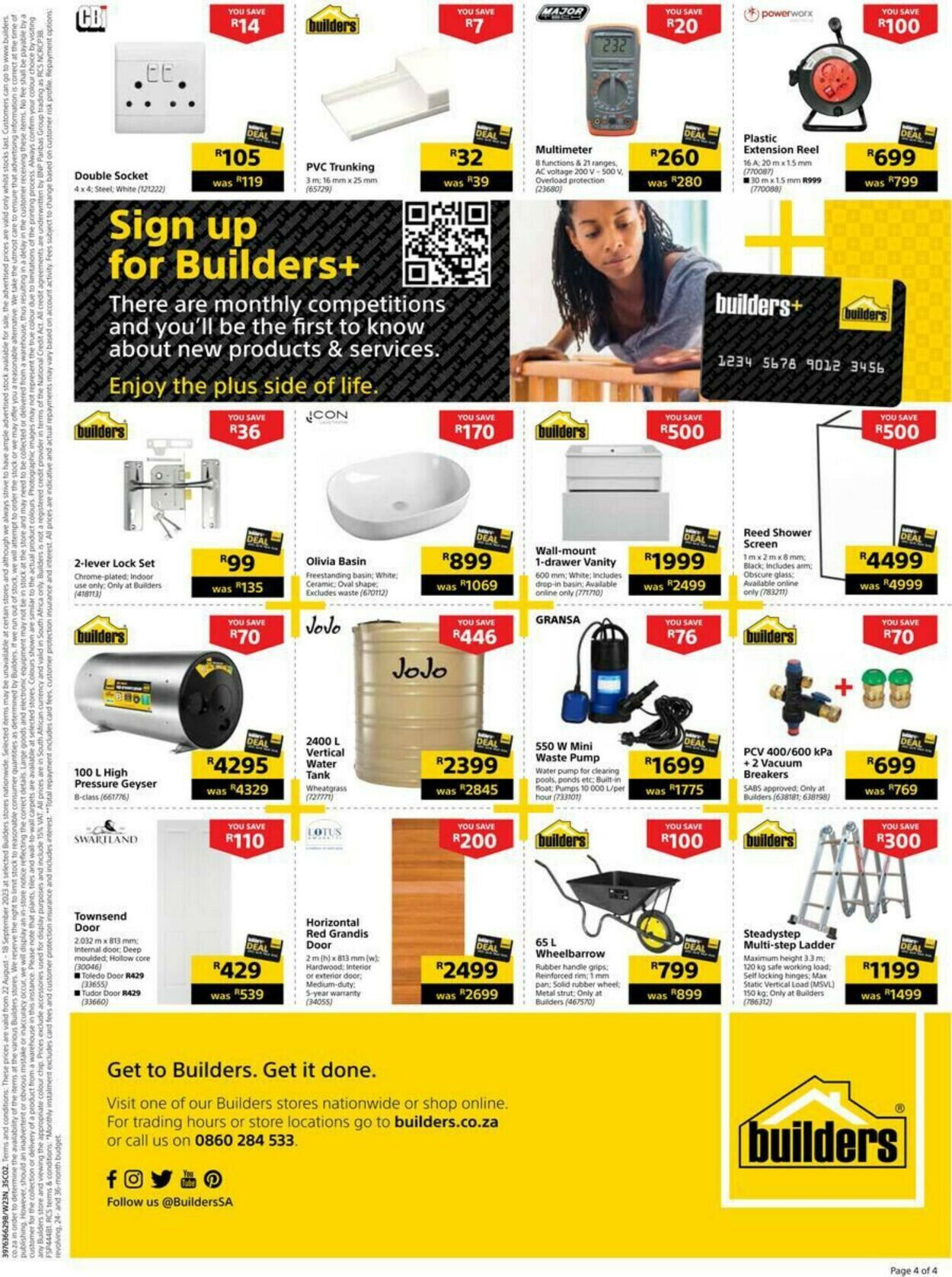Builders Warehouse Catalogue from 2023/09/08