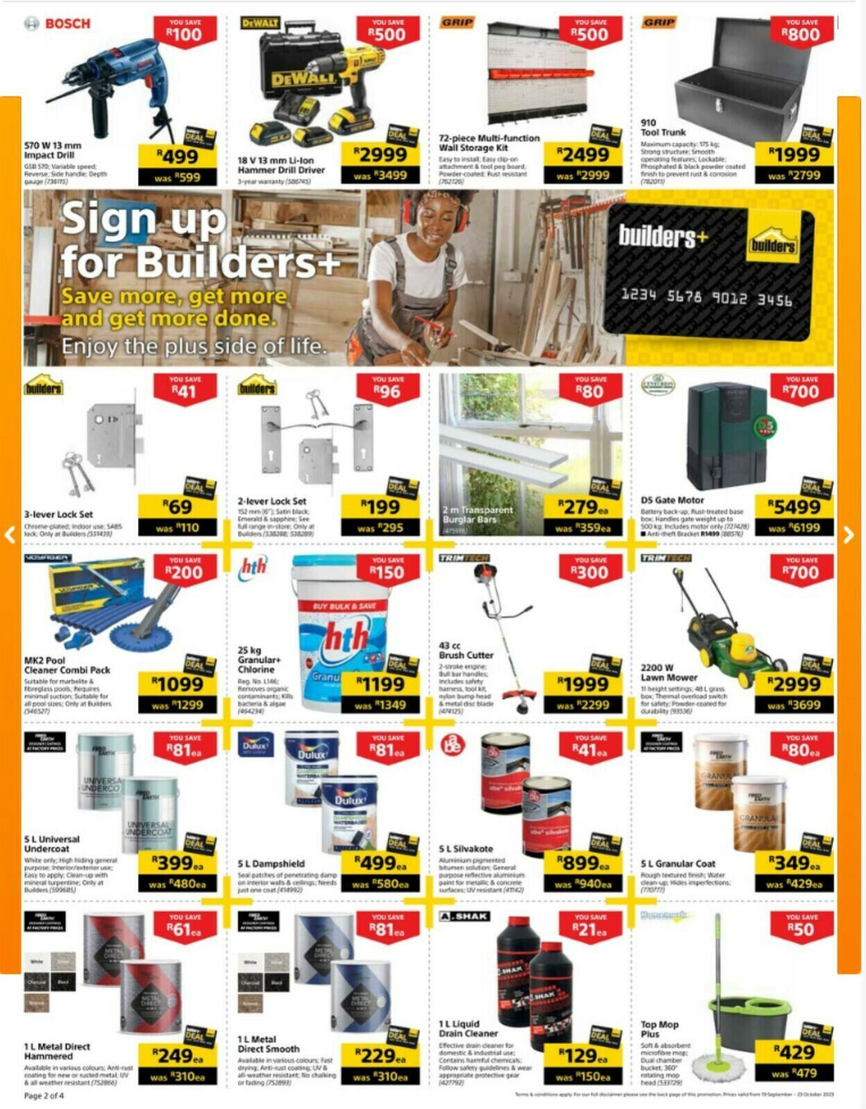 Builders Warehouse Catalogue from 2023/09/21
