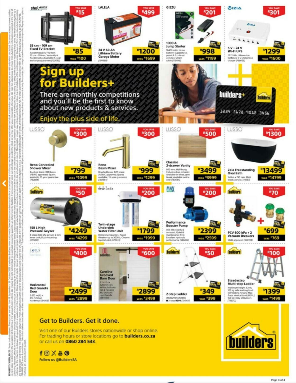 Builders Warehouse Catalogue from 2023/09/21