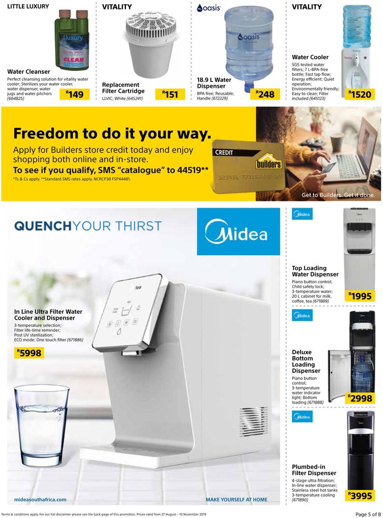 Builders Warehouse Catalogue from 2019/08/27