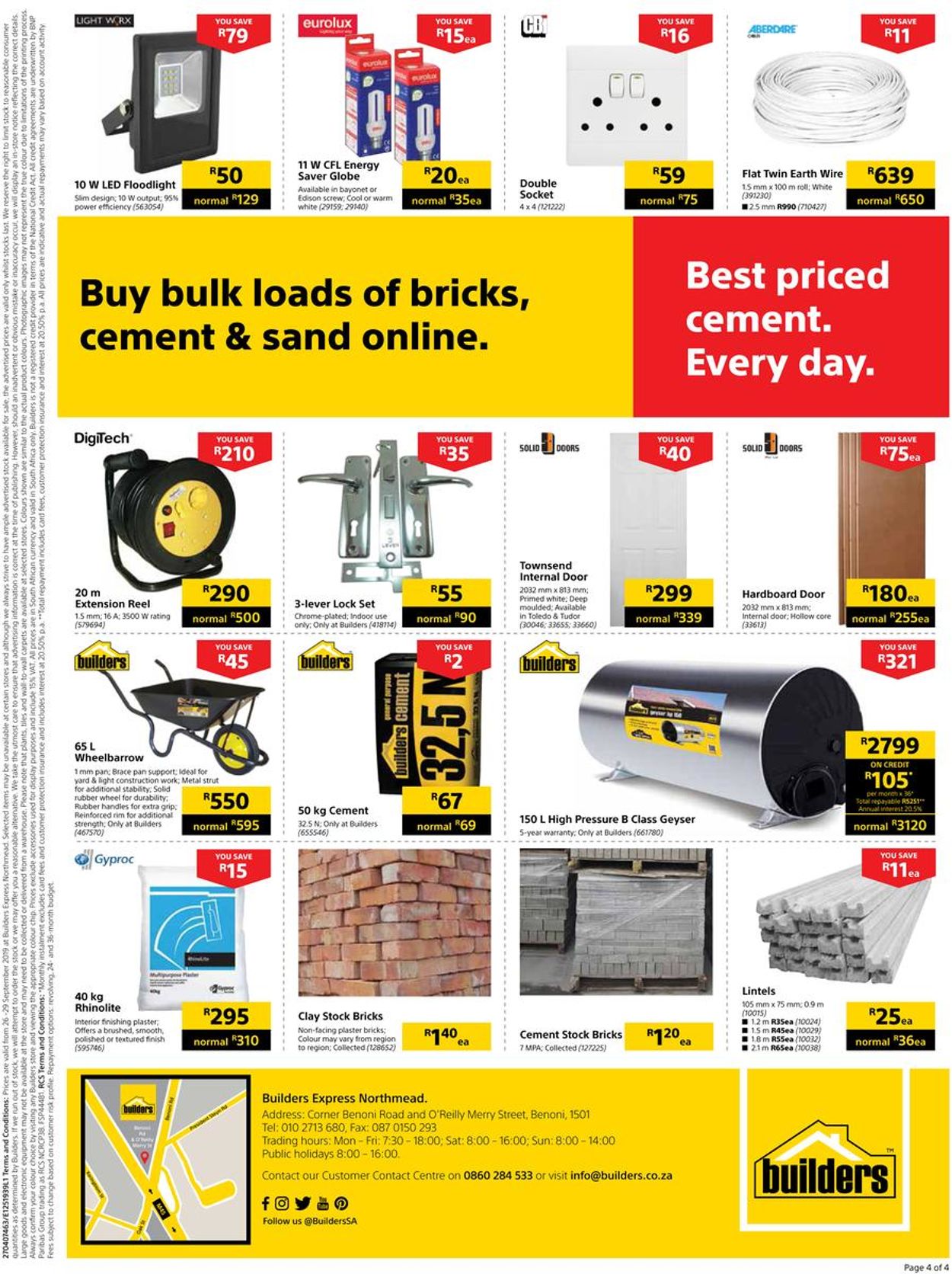 Builders Warehouse Catalogue from 2019/09/26