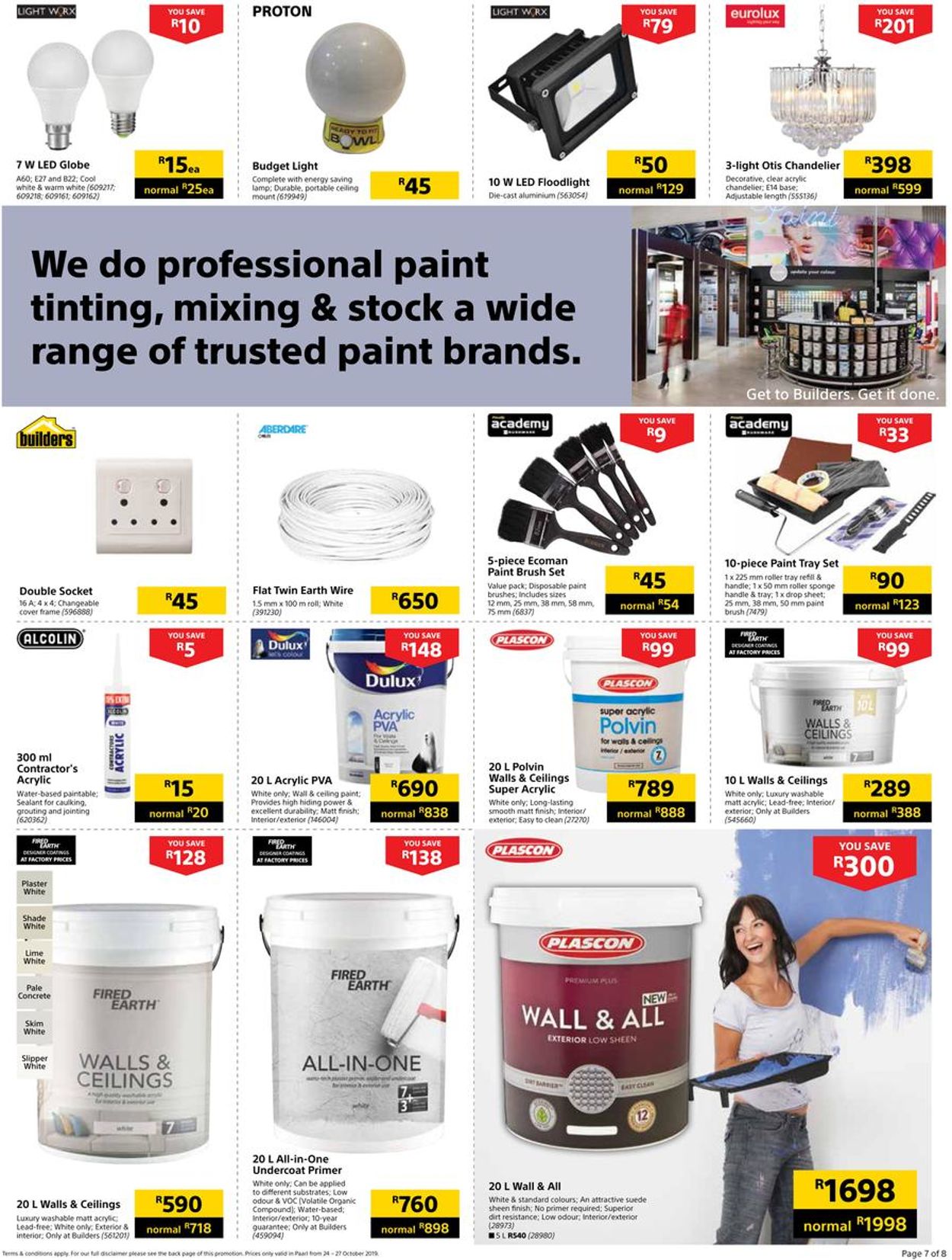 Builders Warehouse Catalogue from 2019/10/24