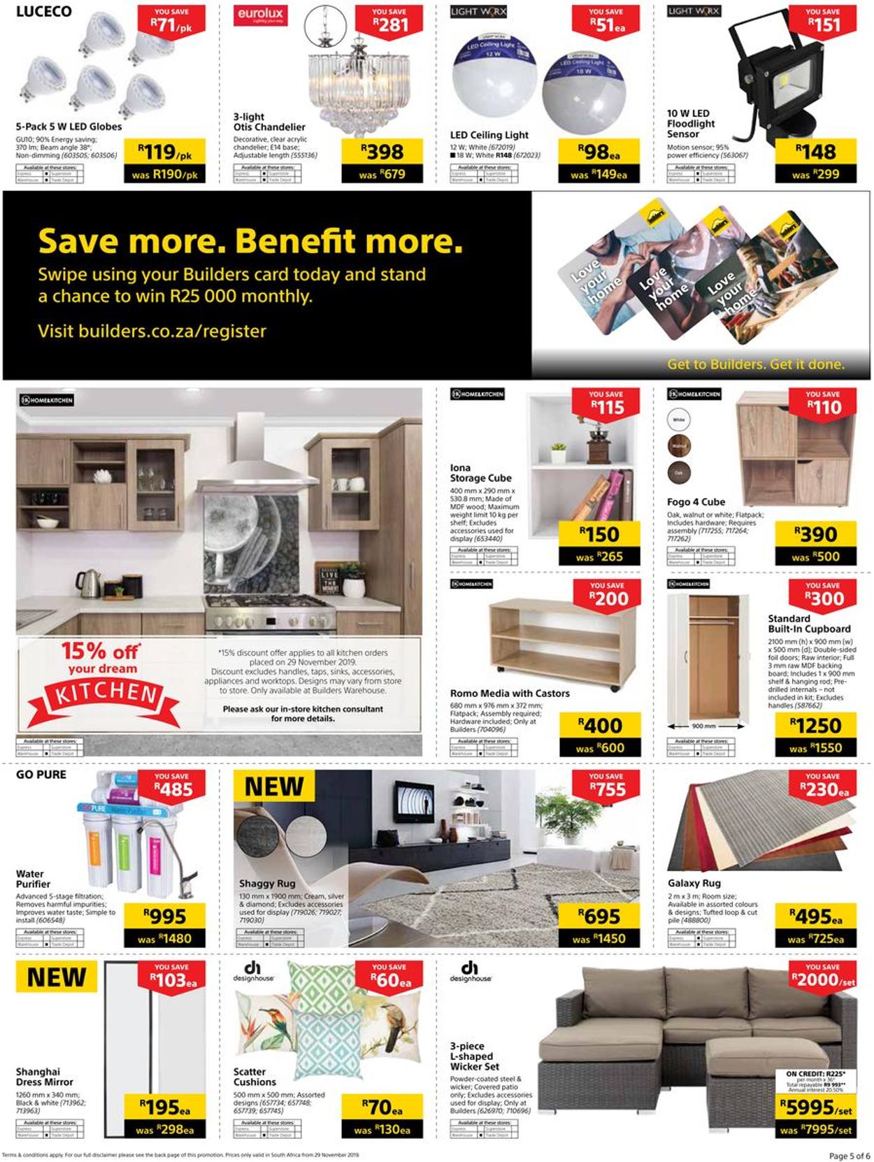 Builders Warehouse Catalogue from 2019/11/29
