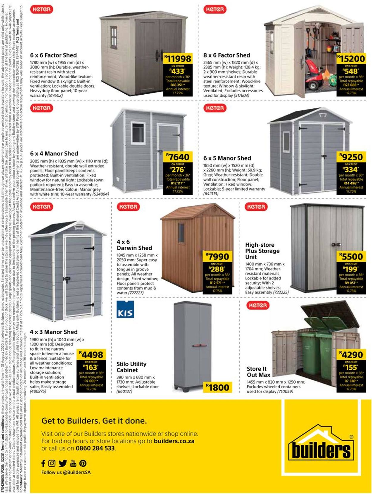 Builders Warehouse Catalogue from 2020/08/04