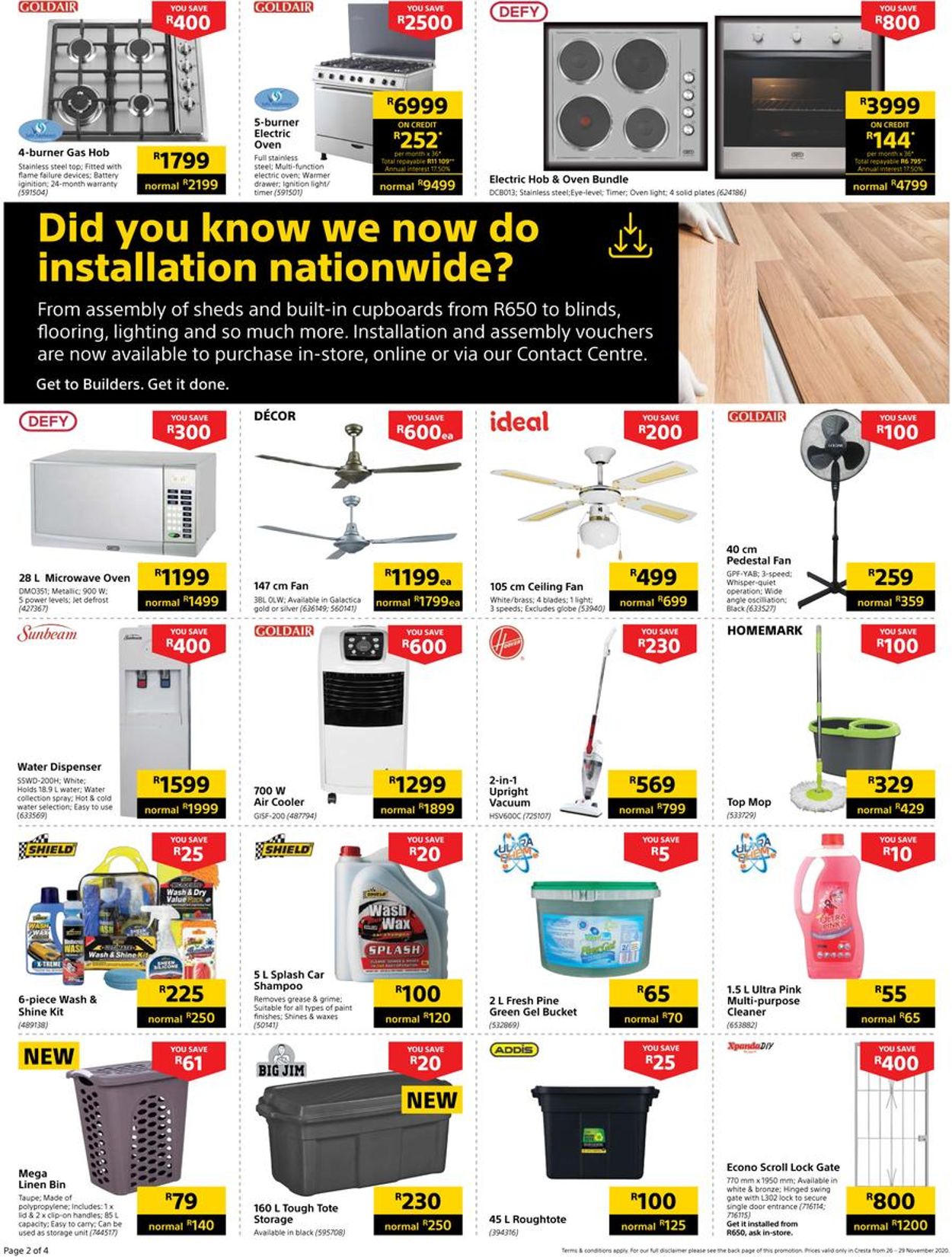 Builders Warehouse Catalogue from 2020/11/26