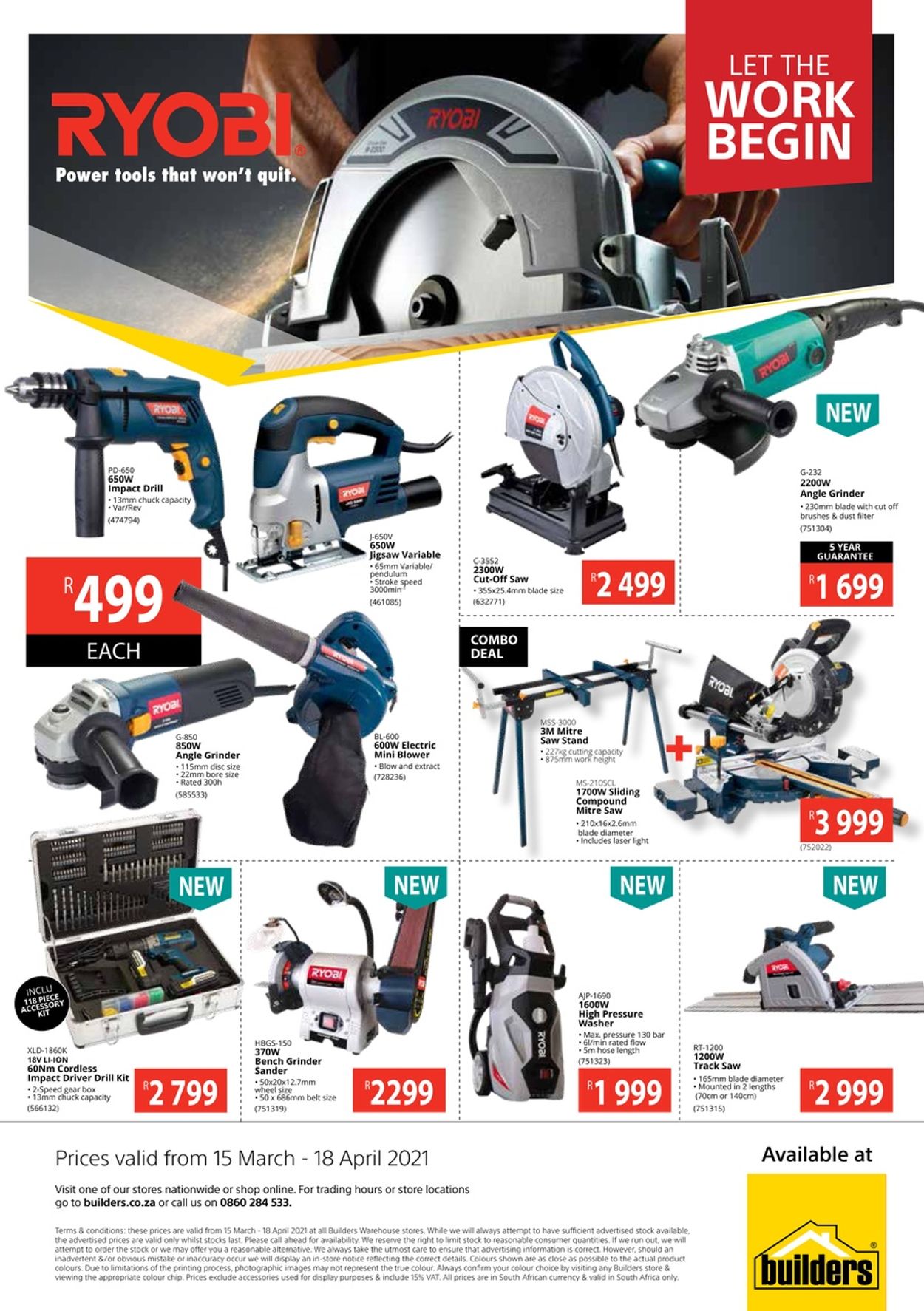 Builders Warehouse Catalogue from 2021/03/15