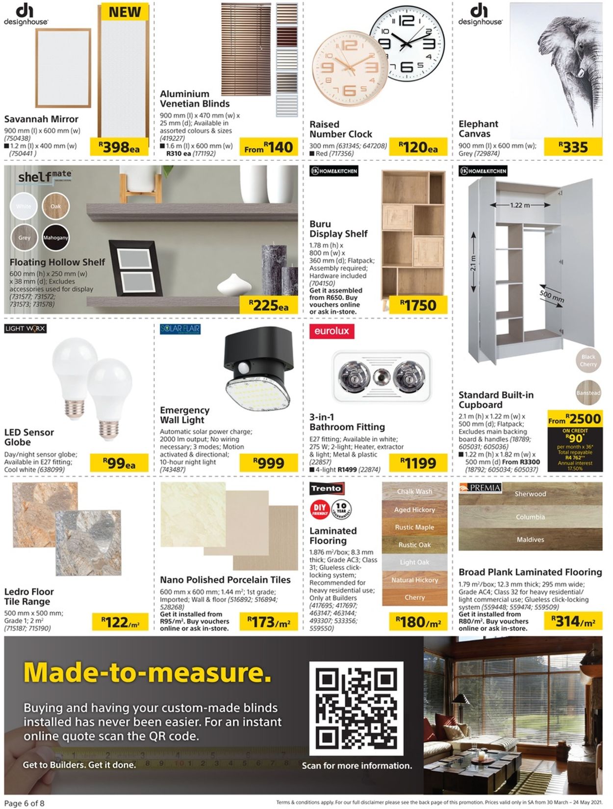 Builders Warehouse Catalogue from 2021/03/30