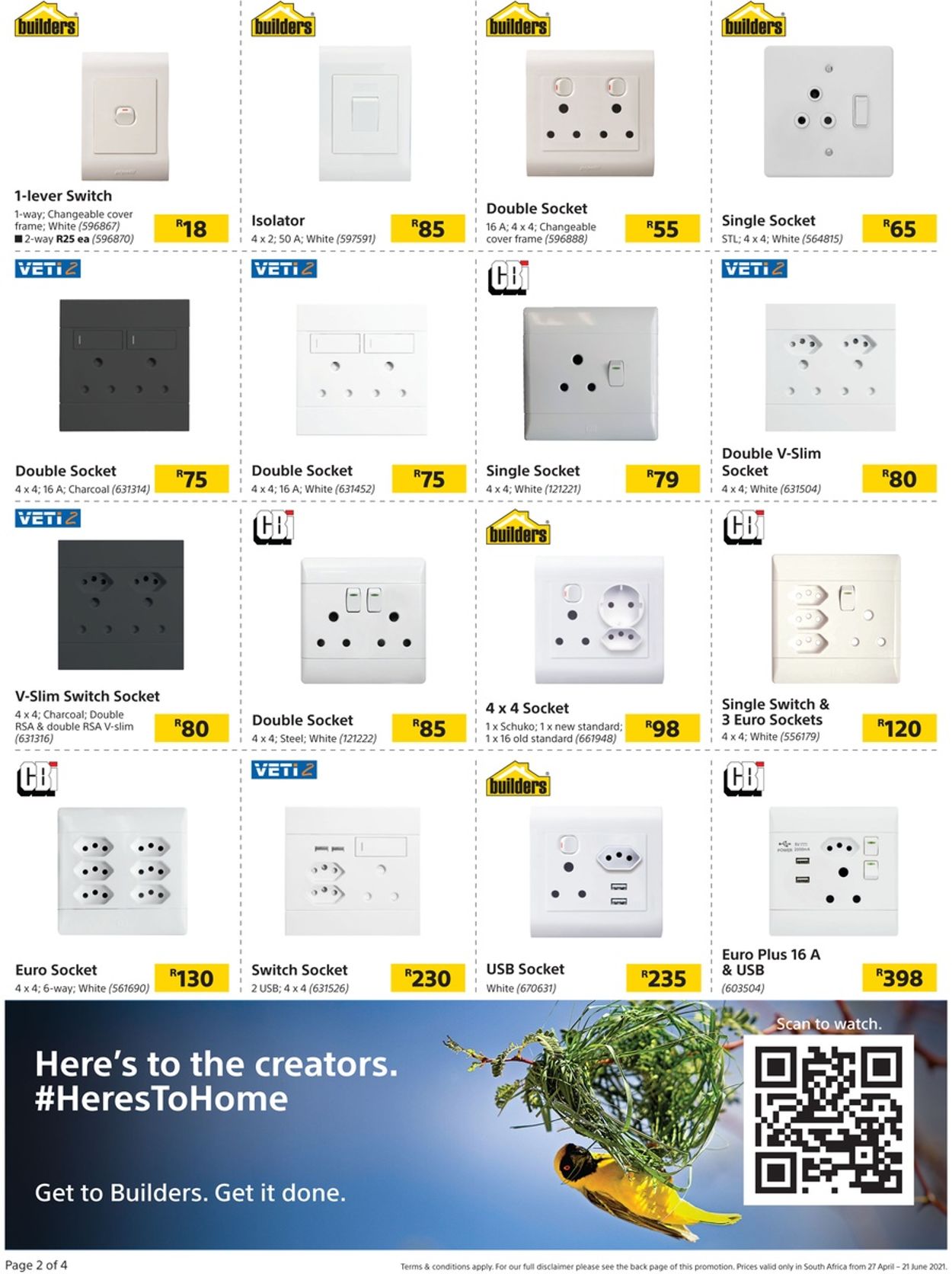 Builders Warehouse Catalogue from 2021/04/27