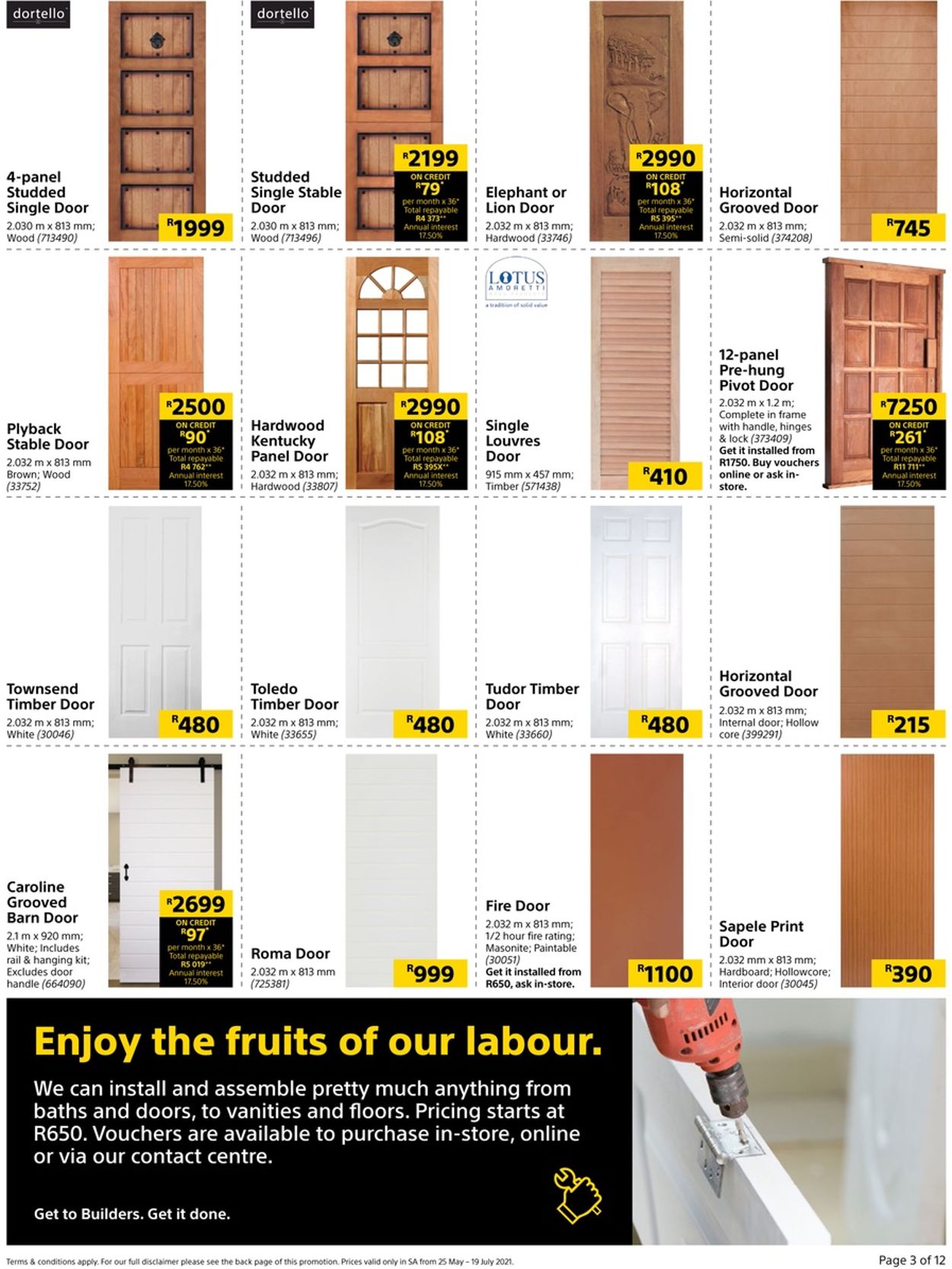 Builders Warehouse Catalogue from 2021/05/25
