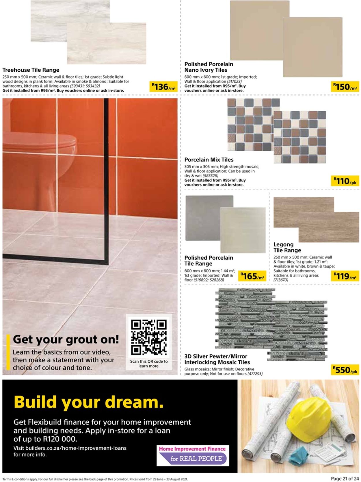 Builders Warehouse Catalogue from 2021/06/29