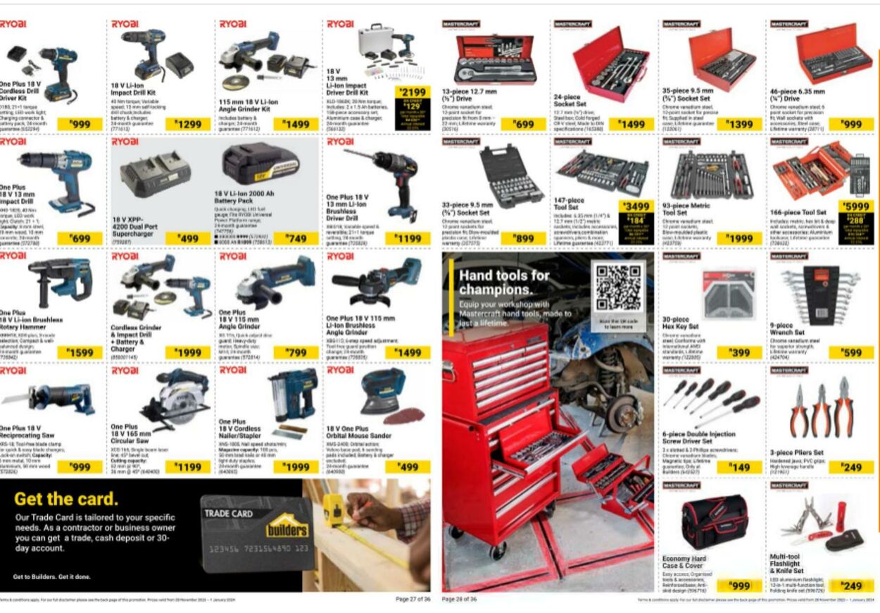 Builders Warehouse Catalogue from 2023/11/28