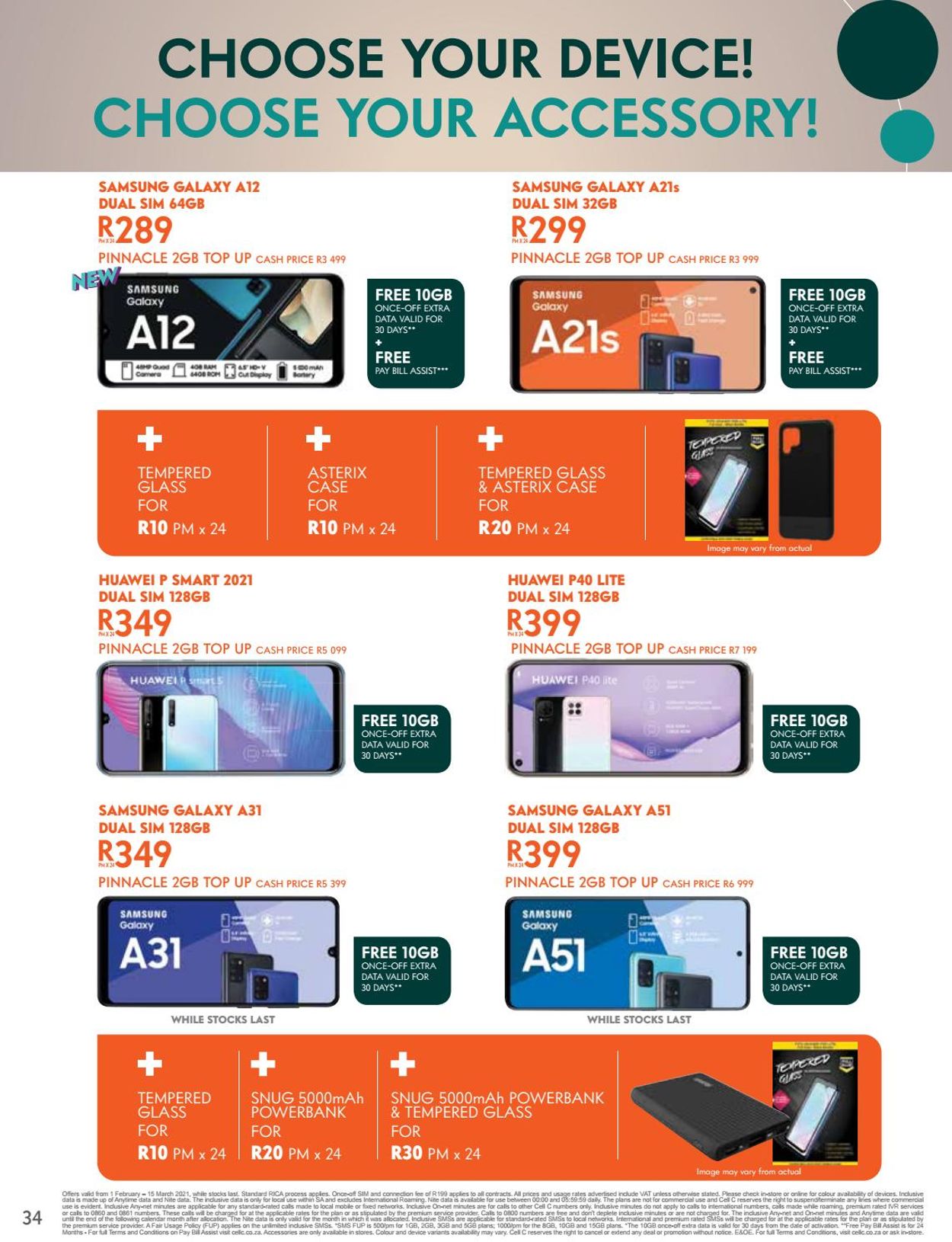 Cell C Catalogue from 2021/01/31