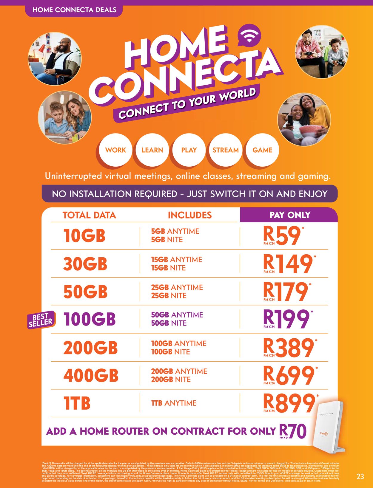 Cell C Catalogue from 2021/09/01