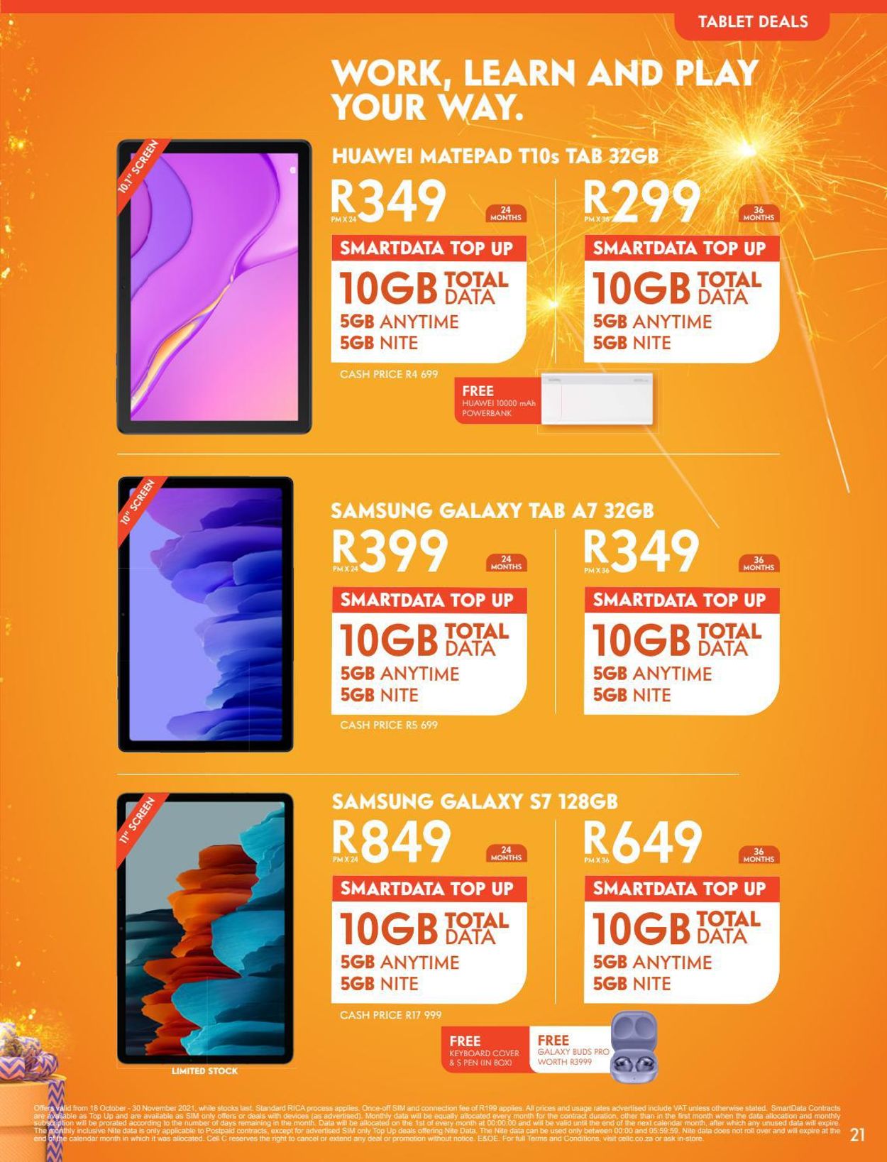 Cell C Catalogue from 2021/10/18