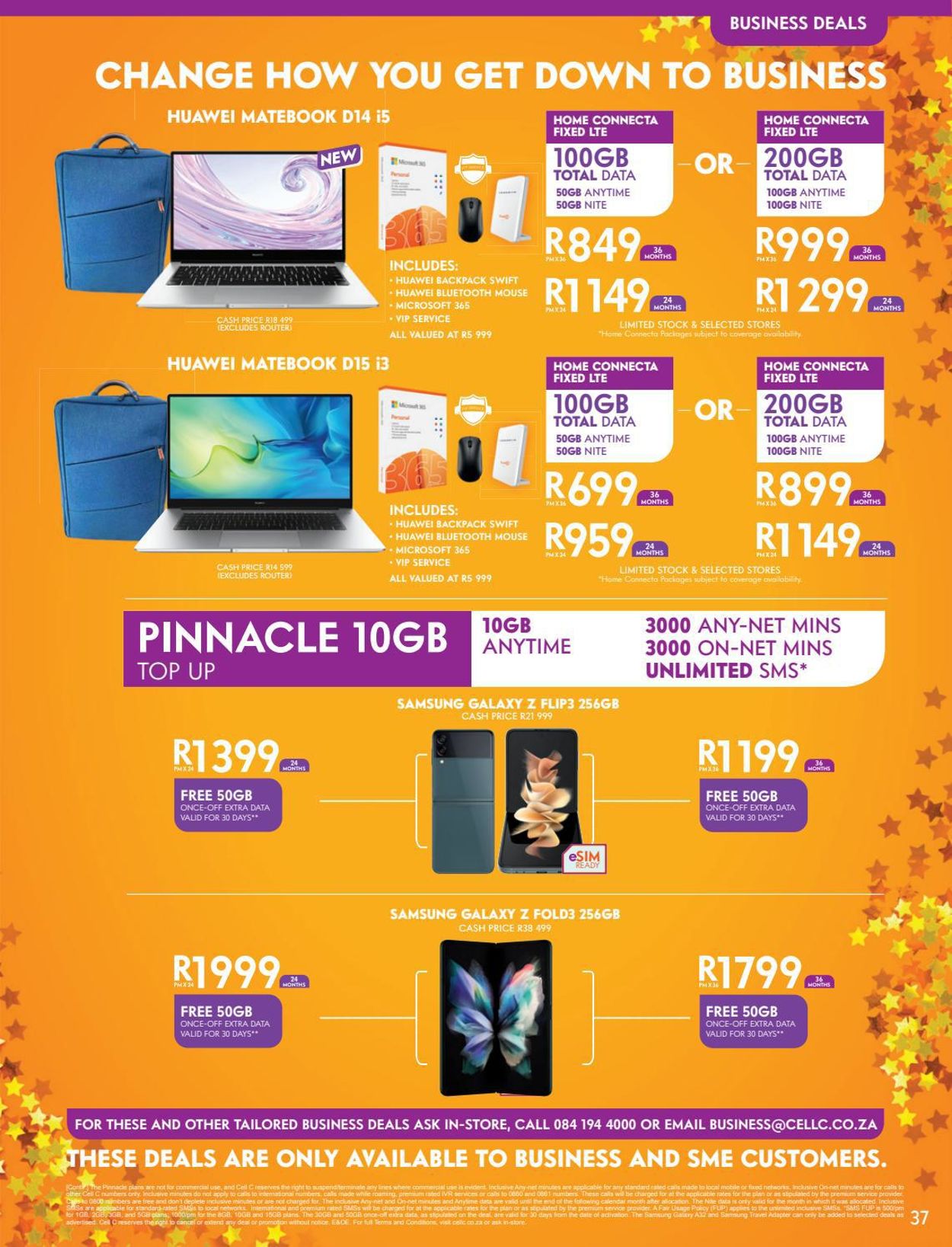 Cell C Catalogue from 2021/12/01