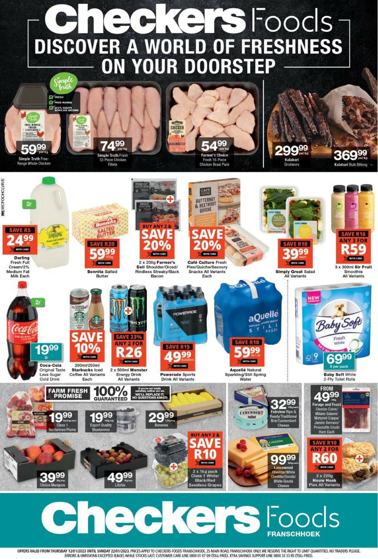 Checkers Current catalogue 2023/01/12 2023/01/22
