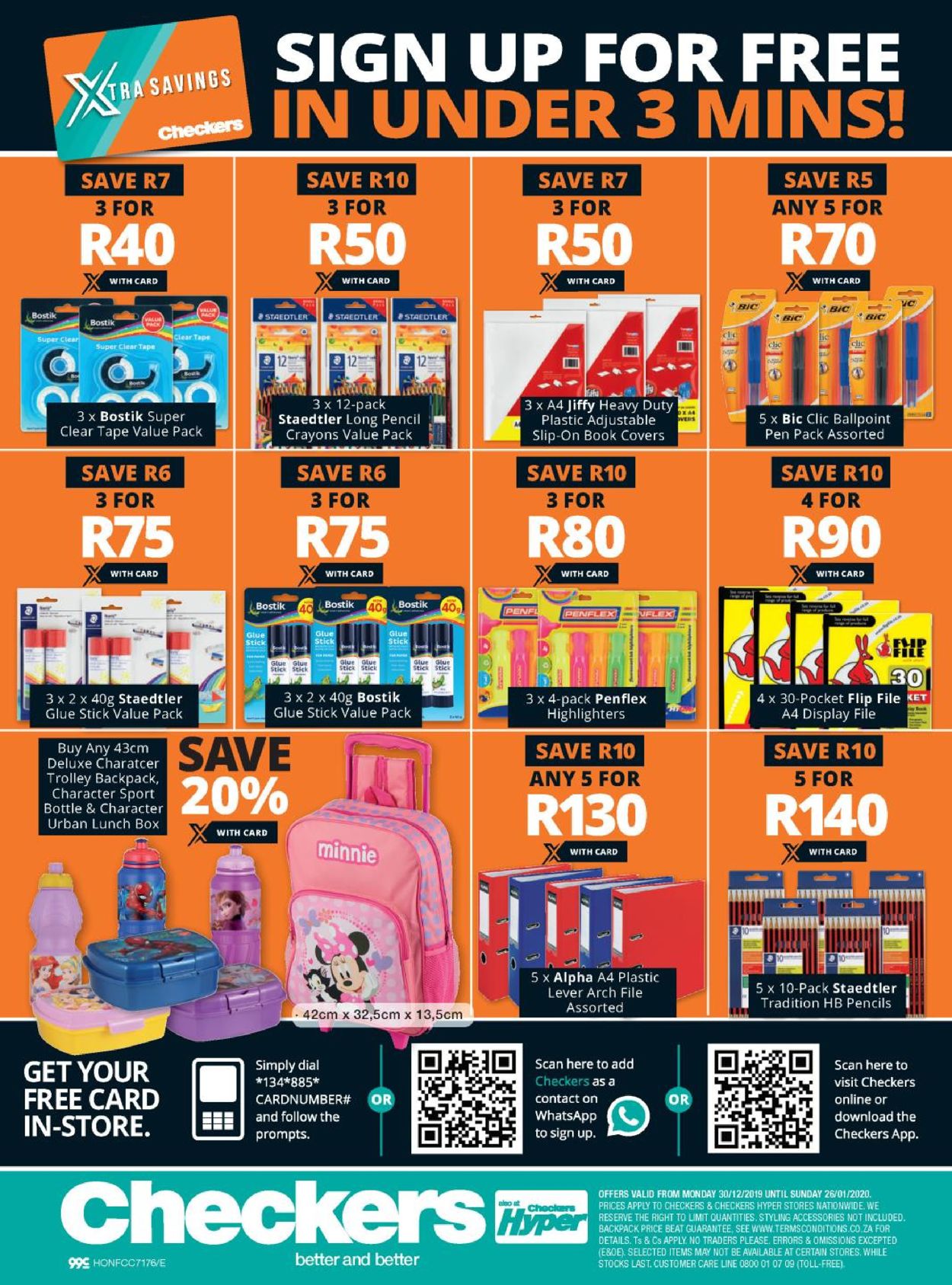 Checkers Back 2 School Current catalogue 2019/12/30 - 2020/01/26 [24]