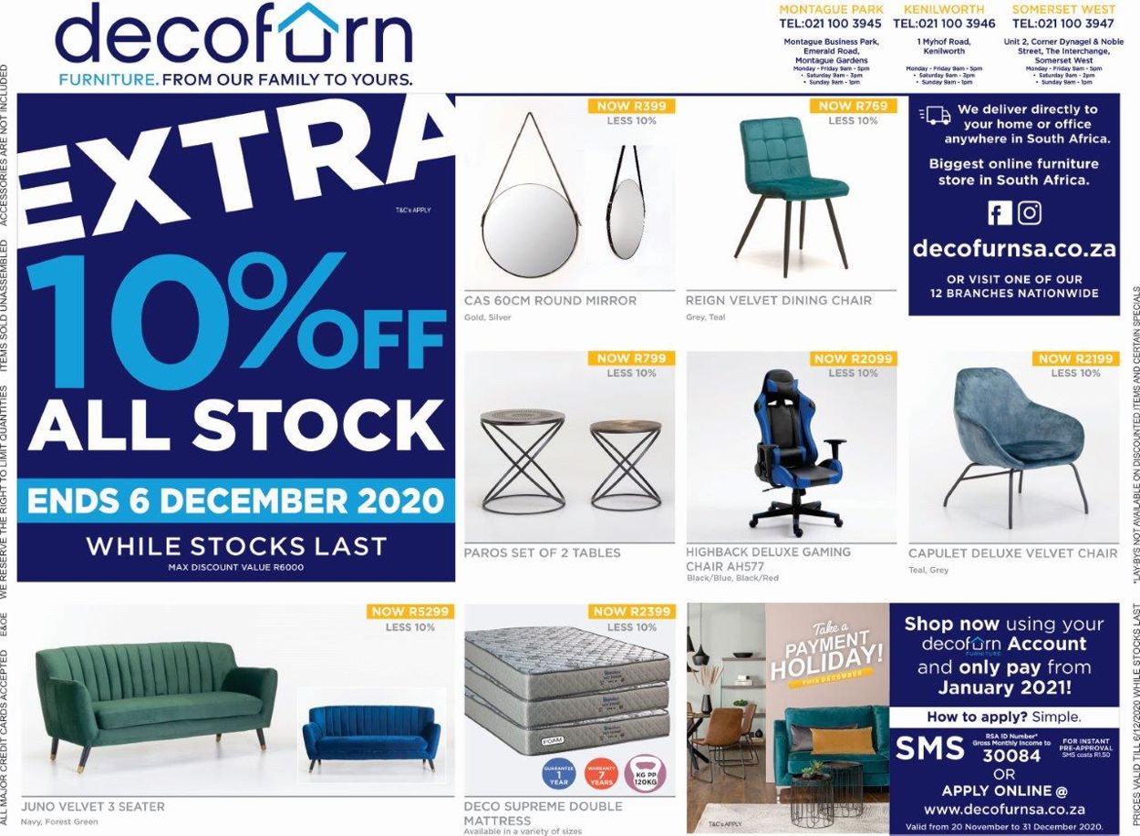 Decofurn Factory Shop Catalogue from 2020/11/20