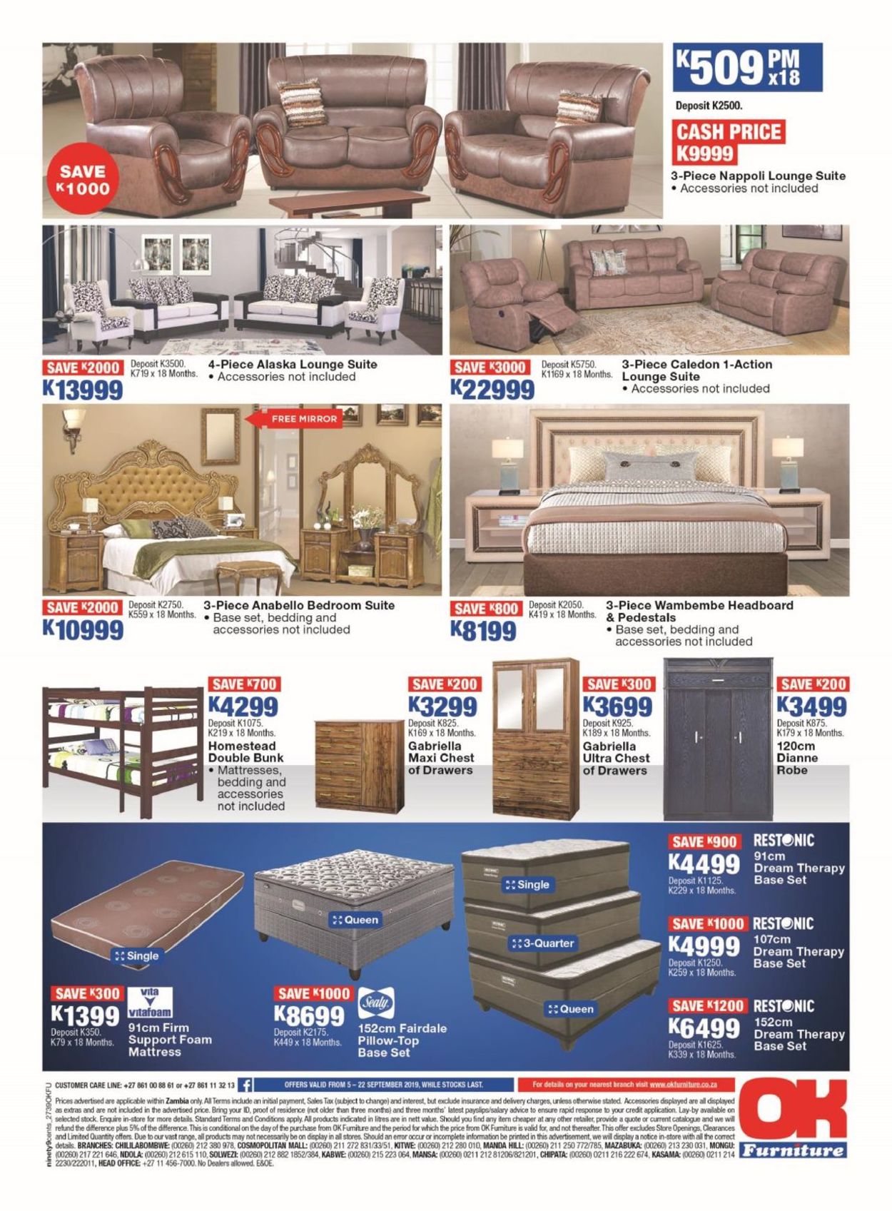 OK Furniture Catalogue from 2019/09/06