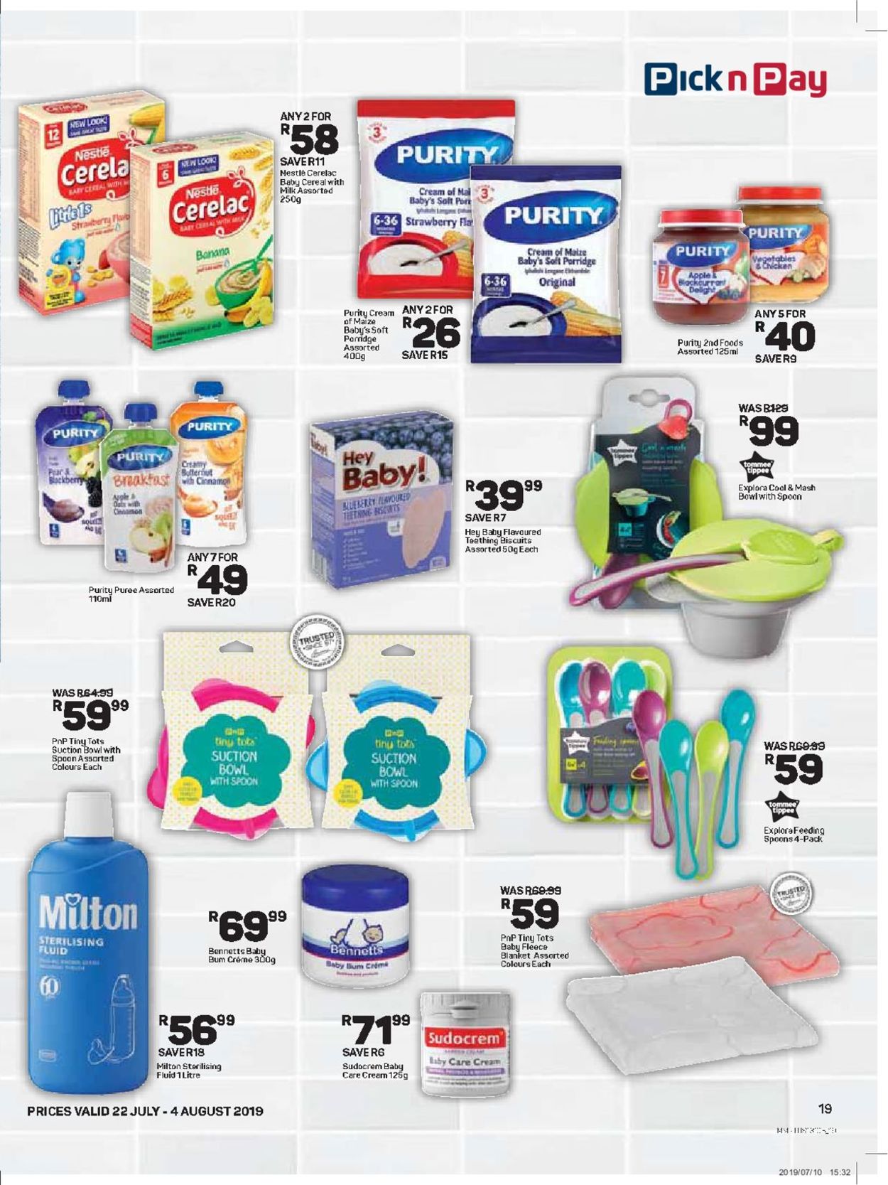Pick n Pay Catalogue from 2019/07/22