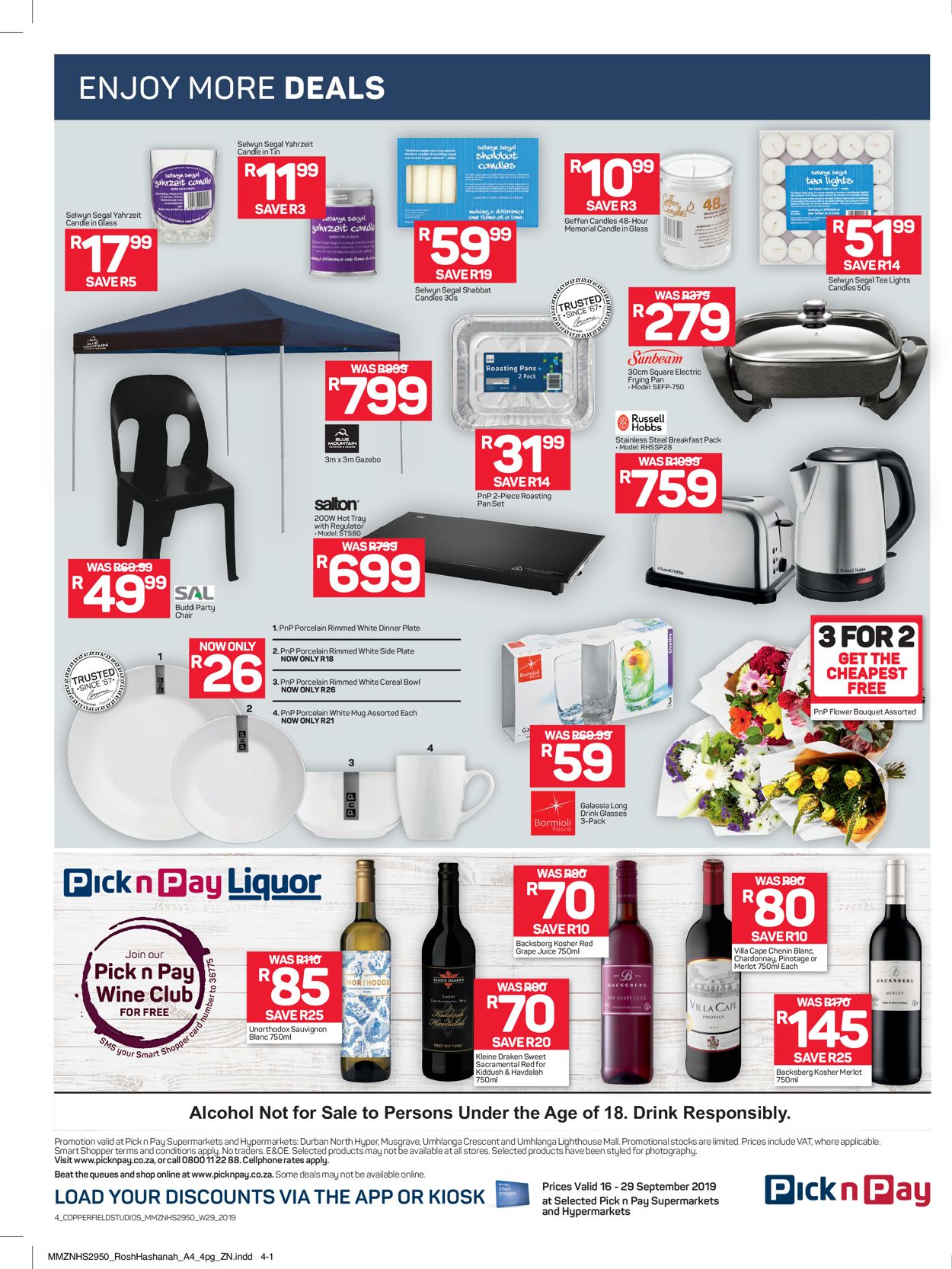 Pick n Pay Catalogue from 2019/09/16